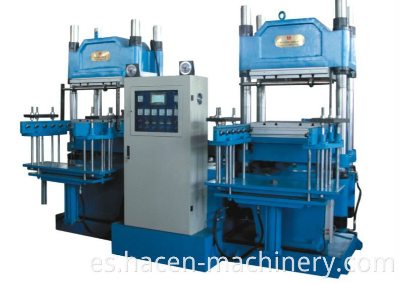 Máquina de fabricación de piezas, máquina de moldeo por compresión de máquina de goma